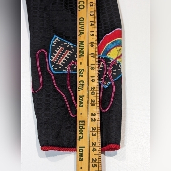 Julia Kim Embroidered Abstract Art Blazer Size 1X Art To Wear - Picture 16 of 16